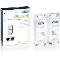 Decalcifiant DeLonghi EcoDecalk Mini DLSC200, Capacitate 2x100ml, Pentru 2 cicluri de decalcifiere, Elimina rapid depunerile, Prelungeste durata de viaaa si creste eficienta espressorului