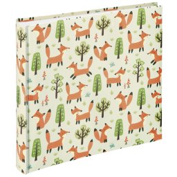 Forest" Jumbo Album, 30x30 cm, 100 White Pages, Fox