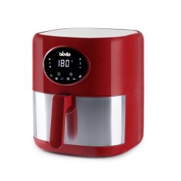 Friteuză cu aer cald / Air fryer Brava-M, Digitală, 3.6 Litri, 1250 W, Roșie
