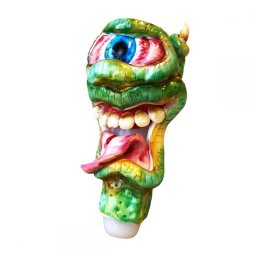 Black Sheep Pipa sticla Deviated Lizard Monster Edition verde 15cm
