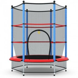 Trambulina si Plasa de Siguranta Sportmann 140 cm Albastru
