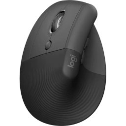 Mouse Lift Left Vertical, USB Wireless, Graphite