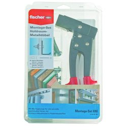 Set de montaj pentru fixare prin cavitate, 61 buc
