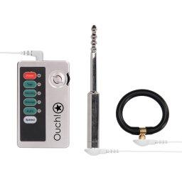Ouch! E-stim Urethral Sounding Set Small Silver