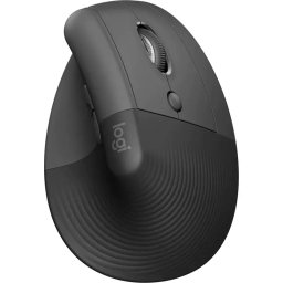 Mouse Lift Right Vertical, USB Wireless, Graphite
