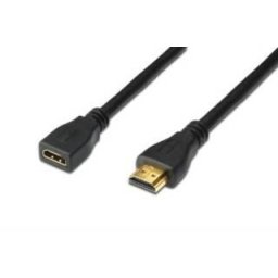 ASSMANN HDMI 1.4 HighSpeed w/Ethernetem Extension cable HDMI A M/F 5m black