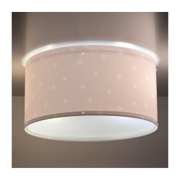 Plafonieră pentru copii STAR LIGHT 2xE27/60W/230V roz Dalber 82216S
