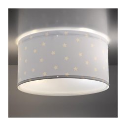 Plafonieră pentru copii STAR LIGHT 2xE27/60W/230V albastră Dalber 82216T