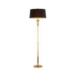Lampadar BATUMI 1xE27/40W/230V neagră/alamă Jupiter 1955