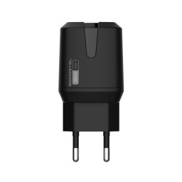 Incarcator retea SMS-Q02, Type-C, Negru