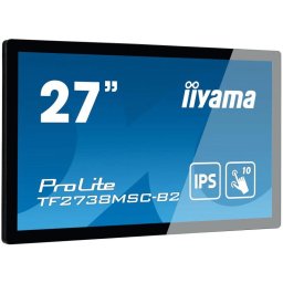 Monitor tactil iiyama ProLite TF2738MSC-B2 27" IPS LED IPX1 OpenFrame, Negru