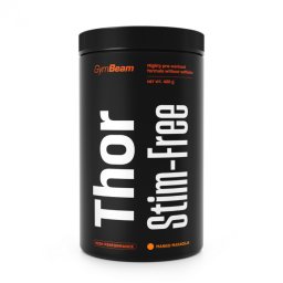 GymBeam Thor Stim-Free 420 g căpșuni - kiwi