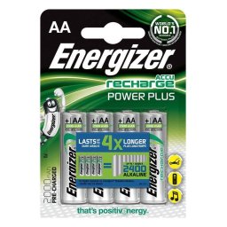 Acumulator 7638900249101 , ENERGIZER Power Plus, AA, HR6, 1.2V, 2000mAh, 4 pieces