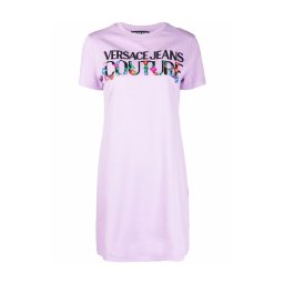 VERSACE JEANS COUTURE Rochie 72Haot11Cj02T 72Dp939 Logo Flower Embro