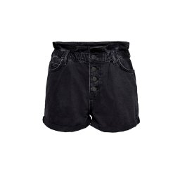 ONLY Bermude Onlcuba Paperbag Dnm Shorts Noos 15200196 bs000031 black denim