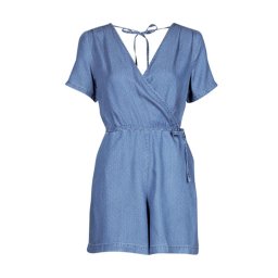 VERO MODA Salopetă Vmliliana Ss Short String Playsuit Ga 10260998 bs000065 medium blue denim