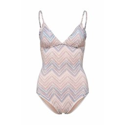 ONLY Costum de baie Onlandrea Ruffle Swimsuit 15251601 13-1409 tcx seashell pink