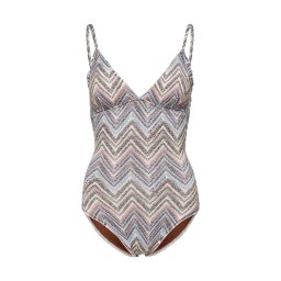 ONLY Costum de baie Onlandrea Ruffle Swimsuit 15251601 19-1430 tcx mink