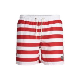 JACK & JONES Costum de baie Jpstmilos Jjswim Si Stripe 12205736 18-1662 tcx flame scarlet