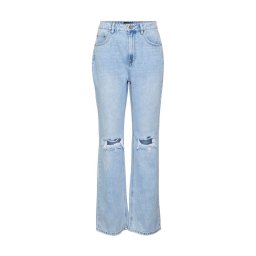 VERO MODA Jean Vmkithy Hr Loose Straight Jeans Li379 10263983 bs000053 light blue denim