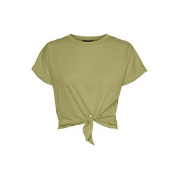 VERO MODA Vmpanna Ss Crop Top Jrs 10265414 16-0421 tcx sage