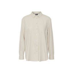 VERO MODA Cămaşă Vmjesmilo Ls Shirt Wvn Ga 10267664 14-4501 tcx silver lining