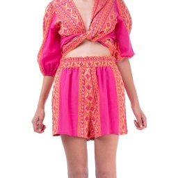 LACE Shorts M-4282 fucsia