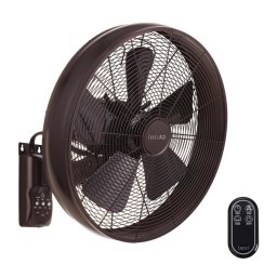Ventilator de perete Lucci air 213125 BREEZE 55W/230V negru/maro + telecomandă