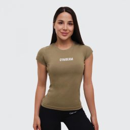 GymBeam Women‘s FIT T-Shirt Olive S
