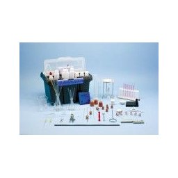 Trusa laborator chimie - sticlarie, ustensile