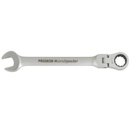 Cheie combinata fixa inelara cu clichet,cap oscilant, Proxxon 23048, 11 mm