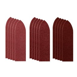 Set 15 hartii Velctro triunghiulare, 87x32 mm, granulatii 60, 120 si 180