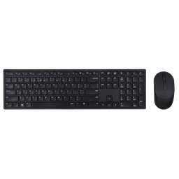 Kit Wireless Pro KM5221W - Tastatura, USB, Black + Mouse Optic, USB, Black - Box