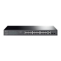 Switch TP-LINK TL-SG1428PE network switch Managed Gigabit Ethernet (10/100/1000) Black 1U Power over Ethernet (PoE)