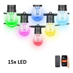 Immax NEO 07900L - LED RGB+CCT 15x1W/230V 15m Wi-Fi Tuya IP65 + DO