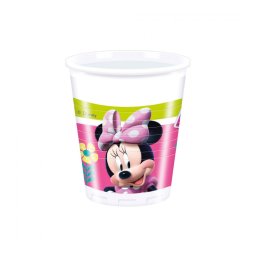 Set 8 pahare plastic Minnie Mouse 200 ml