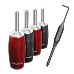 Mufe tip banana AudioQuest BAN1007 argint - set 4 bucati