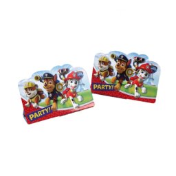 Set 8 invitatii Paw Patrol Patrula Catelusilor 9 x 12.5 cm