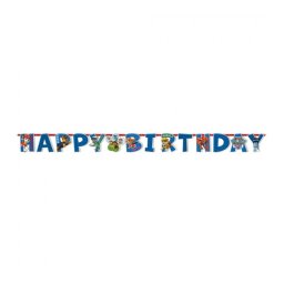 Banner Paw Patrol Patrula Catelusilor Happy Birthday 12 X 240 cm