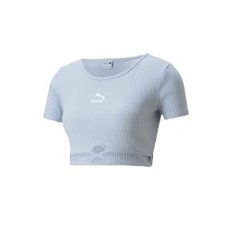 PUMA T-shirt Classics Ribbed Tee 533450 21 arctic ice