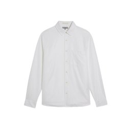 TED BAKER Cămaşă Remark Long Sleeve Smart Linen Shirt 259147 white