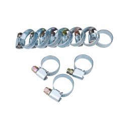 SET 10x clemă de furtun 12-22 mm oțel inoxidabil Extol