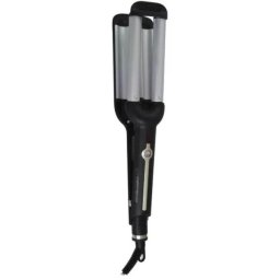 Ondulator de par cu invelis ceramic Esperanza EBL013, tambur triplu pentru creare valuri, incalzire rapida, cablu 1.8m, Negru
