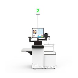 Self-checkout Maken KR-1900 19" cu imprimanta fiscala, cititor Datalogic, program de gestiune - fara cantar