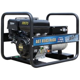 AGT 8503 RaSB Generator de curent trifazat Agt,putere max 8 kVA (400 V)/ 5 kVA (230 V),benzina , pornire la sfoara ,protectie lipsa ulei