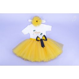 Set body si tutu personalizat Little bumblebee