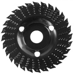 Disc circular slefuit, modelat, raspel, otel carburat, pentru lemn, plastic, ipsos, 125x22.2 mm, Strend Pro