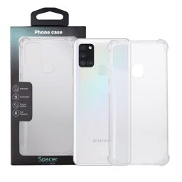 Husa HUSA SMARTPHONE Spacer pentru Samsung Galaxy A21S, grosime 1.5mm, protectie suplimentara antisoc la colturi, material flexibil TPU, transparenta "SPPC-SM-GX-A21S-CLR