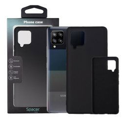 Husa HUSA SMARTPHONE Spacer pentru Samsung Galaxy A42, grosime 2mm, material flexibil silicon + interior cu microfibra, negru "SPPC-SM-GX-A42-SLK