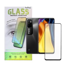 Spacer grosime acoperire totala strat special anti ulei si anti amprenta 9D duritate "SPPG XI PC M3P5G TG - Folie protecție ecran din Sticlă securizată - compatibil cu Xiaomi Pocophone M3 Pro 5G - Anti-amprentă/oleofob